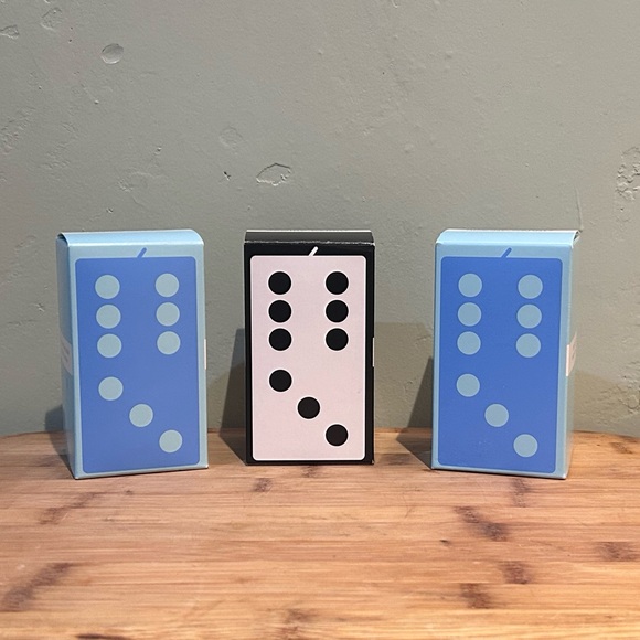 3 Handcrafted Domino Shaped Candles Made By Studio Copenhagen 100% Vegan Wax - Picture 3 of 14
